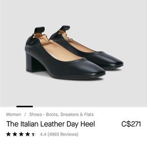 Everlane The Italian Leather Day Heel